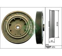 INA 544 0101 10 Poulie, vilebrequin pour NISSAN,OPEL,RENAULT,VAUXHALL