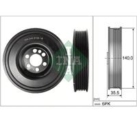 INA 544 0159 10 Poulie, vilebrequin pour AUDI,SEAT,SKODA,VW
