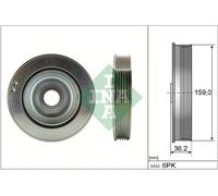 INA 544 0173 10 Poulie, vilebrequin pour CITROËN,DS,OPEL,PEUGEOT,VAUXHALL