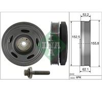 Poulie de vilebrequin 544 0516 20 INA pour RENAULT AUSTRAL