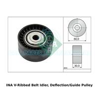 INA Courroie Crantée Renvoi,Déviation / Guide Poulie - 532 0534 10 - Orig.