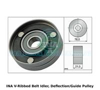 INA Courroie Crantée Renvoi,Déviation / Guide Poulie - 532 0567 10 - Orig.