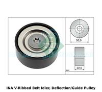INA Courroie Crantée Renvoi,Déviation / Guide Poulie - 532 0720 10 - Orig.