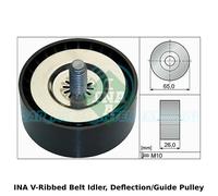 INA Courroie Crantée Renvoi,Déviation / Guide Poulie - 532 0736 10 - Orig.