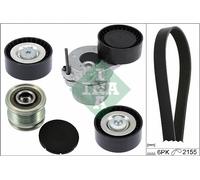 INA Ensemble Courroie de Ceinture pour Mercedes-Benz T-Modèle S204 Classe GLK