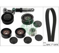 INA Ensemble Courroie de Ceinture pour VW Touareg 7LA 7L6 7L7 7P5 Audi Q7 4LB