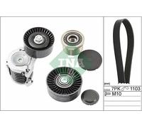 INA Ensemble Courroie de Ceinture Trapézoïdale pour BMW 1er E87 E81 3er E90