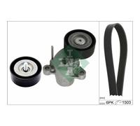 INA Ensemble Courroie de Ceinture Trapézoïdale pour Ford Fiesta (VII) Dxa / CB7