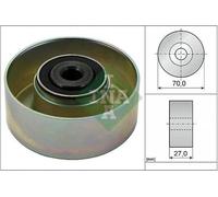 INA Galet enrouleur de courroie d'accessoire Poulie renvoi 532 0214 10 70mm 27mm