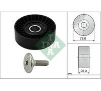 INA Galet enrouleur de courroie d'accessoire Poulie renvoi 532 0439 10 78mm 25mm
