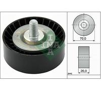 INA Galet enrouleur de courroie d'accessoire Poulie renvoi 532 0475 10 70mm 26mm