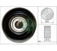 INA Galet enrouleur de courroie d'accessoire Poulie renvoi 532 0614 10 pour OPEL