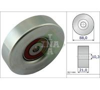 INA Galet enrouleur de courroie d'accessoire Poulie renvoi 532 0618 10 88mm 21mm