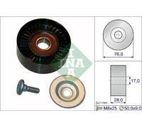 INA Galet enrouleur de courroie d'accessoire Poulie renvoi 532 0648 10 76mm 28mm