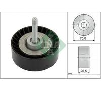 INA Galet enrouleur de courroie d'accessoire Poulie renvoi 532 0652 10 70mm