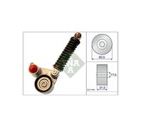 INA Galet tendeur de courroie d'accessoire Tendeur de courroie 533 0107 10