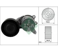Tendeur de courroie multi-cannelée 534 0553 10 INA pour PEUGEOT TOYOTA CITROËN