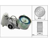 INA Galet tendeur de courroie de distribution Poulie-tendeur 531 0655 20 34mm