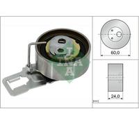 INA Galet tendeur de courroie de distribution Poulie-tendeur 531 0829 10 24mm