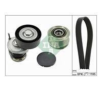 INA Jeu de courroies trapézoïdales à nervures 529 0002 10 1183mm Compatible avec SEAT Ibiza III 3/5 portes 6L, VW Polo IV 3/5 portes 9N, 9A, SKODA Fabia II 3/5 portes 542 Fabia II Combi 545