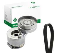 INA Jeu de courroies trapézoïdales à nervures 529 0088 10 1125 mm Compatible RENAULT