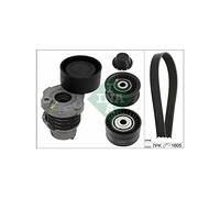 INA Jeu de courroies trapézoïdales à nervures 529 0194 10 1605mm Compatible avec RENAULT Clio IV 3/5 portes BH Megane III 3/5 portes BZ0/1 Scénic III JZ0/1 Kangoo II Express FW, FW0/1 Captur J5, H5