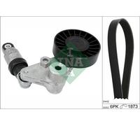 INA Jeu de courroies trapézoïdales à nervures Kit de courroies d'accessoire 529