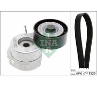 INA Jeu de courroies trapézoïdales à nervures Kit de courroies d'accessoire 529