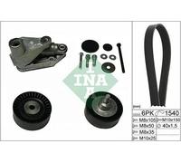 INA Jeu de courroies trapézoïdales à nervures Kit de courroies d'accessoire 529