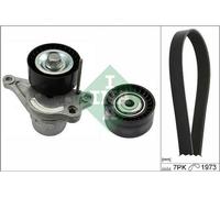 INA Jeu de courroies trapézoïdales à nervures Kit de courroies d'accessoire 529