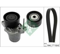 INA Jeu de courroies trapézoïdales à nervures Kit de courroies d'accessoire 529