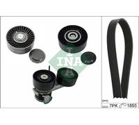 INA Jeu de courroies trapézoïdales à nervures Kit de courroies d'accessoire 529
