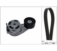 INA Jeu de courroies trapézoïdales à nervures Kit de courroies d'accessoire 529
