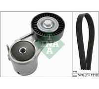INA Jeu de courroies trapézoïdales à nervures Kit de courroies d'accessoire 529