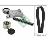 INA Jeu de courroies trapézoïdales à nervures Kit de courroies d'accessoire 529