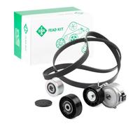 INA Jeu de courroies trapézoïdales à nervures Kit de courroies d'accessoire 529