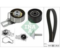 Ina Kit Courroie de Distribution+Pompe à Eau pour Opel Crossland DS 3 Cit / Peu