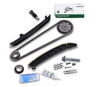 INA Kit de chaîne de distribution Compatible avec VW Golf VI 3/5 portes 5K1 Polo V 3/5 portes 6R1, 6C1 Caddy III Van 2KA, 2KH, 2CA, 2CH Golf Plus/Crossgolf 5M1, 521 Touran I 1T3 Golf VI Variant AJ5
