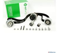 INA Kit de distribution et pompe à eau 530 0550 32 29,5 mm pour VW SEAT SKODA AUDI