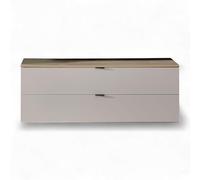 INA Meuble TV Bas en Cachemire, Aspect chêne Riva certifié FSC, Meuble TV Moderne avec Beaucoup d'espace de Rangement pour Votre Salon, 140 x 51 x 44 cm (l x H x P)