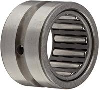 Ina Nk17/16 Aiguille Roulement à rouleaux, Bague extérieure et roller, Acier Cage, Open end, l'huile trou, métrique, 17 mm ID, 25 mm OD, 16 mm de largeur, 22000rpm Vitesse de rotation maximum