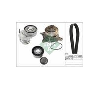 Pompe à eau + kit de courroie trapézoïdale 529 0534 30 INA pour VW SKODA SEAT
