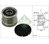 INA Poulie débrayable d'alternateur Poulie d'Alternateur 535 0001 10