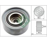 INA Poulie renvoi / transmission courroie de distribution 532 0527 10 80mm 34mm