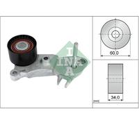 INA 532 0999 10 Poulie renvoi / transmission, courroie de distribution