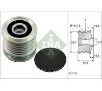 INA Poulie roue libre alternateur Poulie d'Alternateur 535 0165 10 55,7/17,0mm