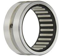 INA Roulement à aiguilles NK35/20, anneau extérieur et rouleaux, cage en acier, extrémité ouverte, trou d'huile, métrique, 35 mm ID, 45 mm OD, 20 mm de largeur, vitesse de rotation maximale de 12 000 tr/min