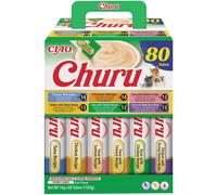 INABA Cat Churu Chicken and Tune Receipe Mélange de friandises crémeuses au poulet et au thon pour chats 80x14g