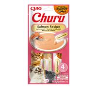 INABA CAT CHURU Recette au saumon 4x14g