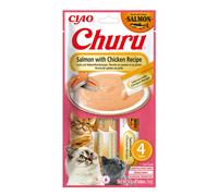 INABA CAT CHURU Saumon et Poulet 4x14g